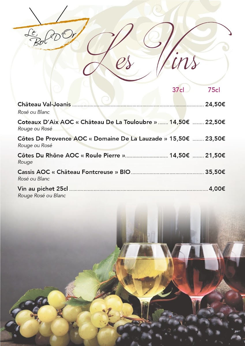 Menu Restaurant Le Bol D'or Marseille-9