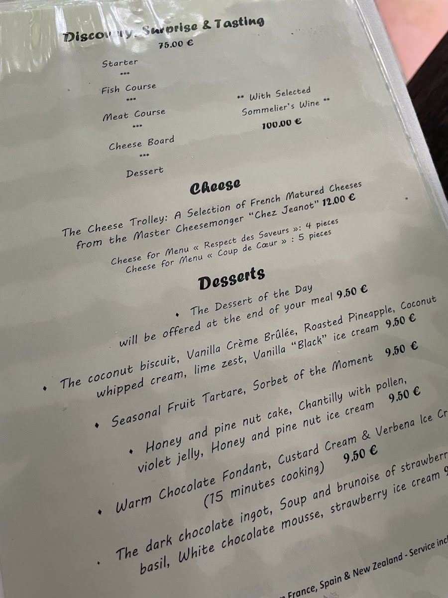 Menu Restaurant Le Cantou-10