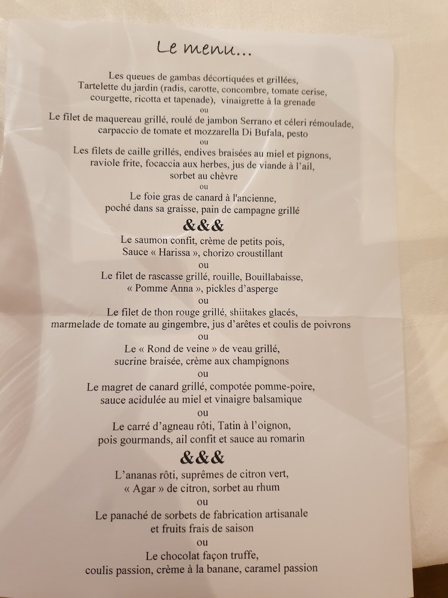 Menu Restaurant Le Cantou-8