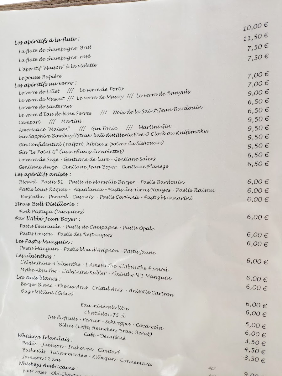 Menu Restaurant Le Cantou-9