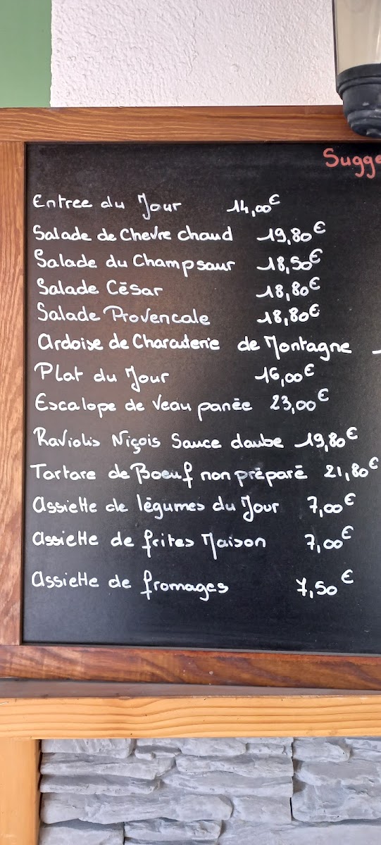 Menu Restaurant Le Chariot-3