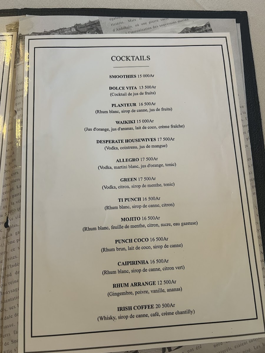 Menu Restaurant Le Citizen-8