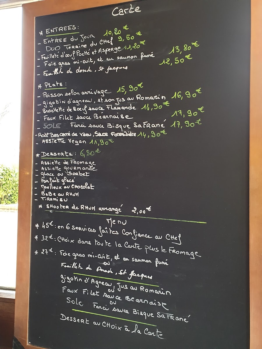Menu Restaurant Le Clos Racine-8