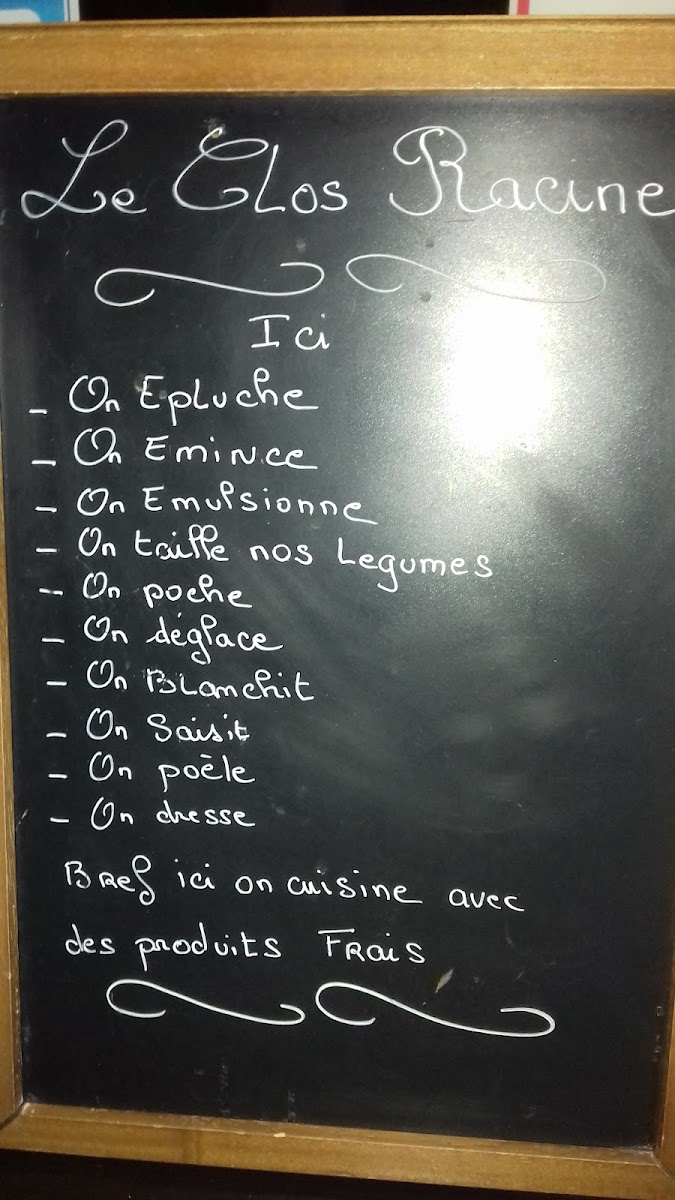 Menu Restaurant Le Clos Racine-9