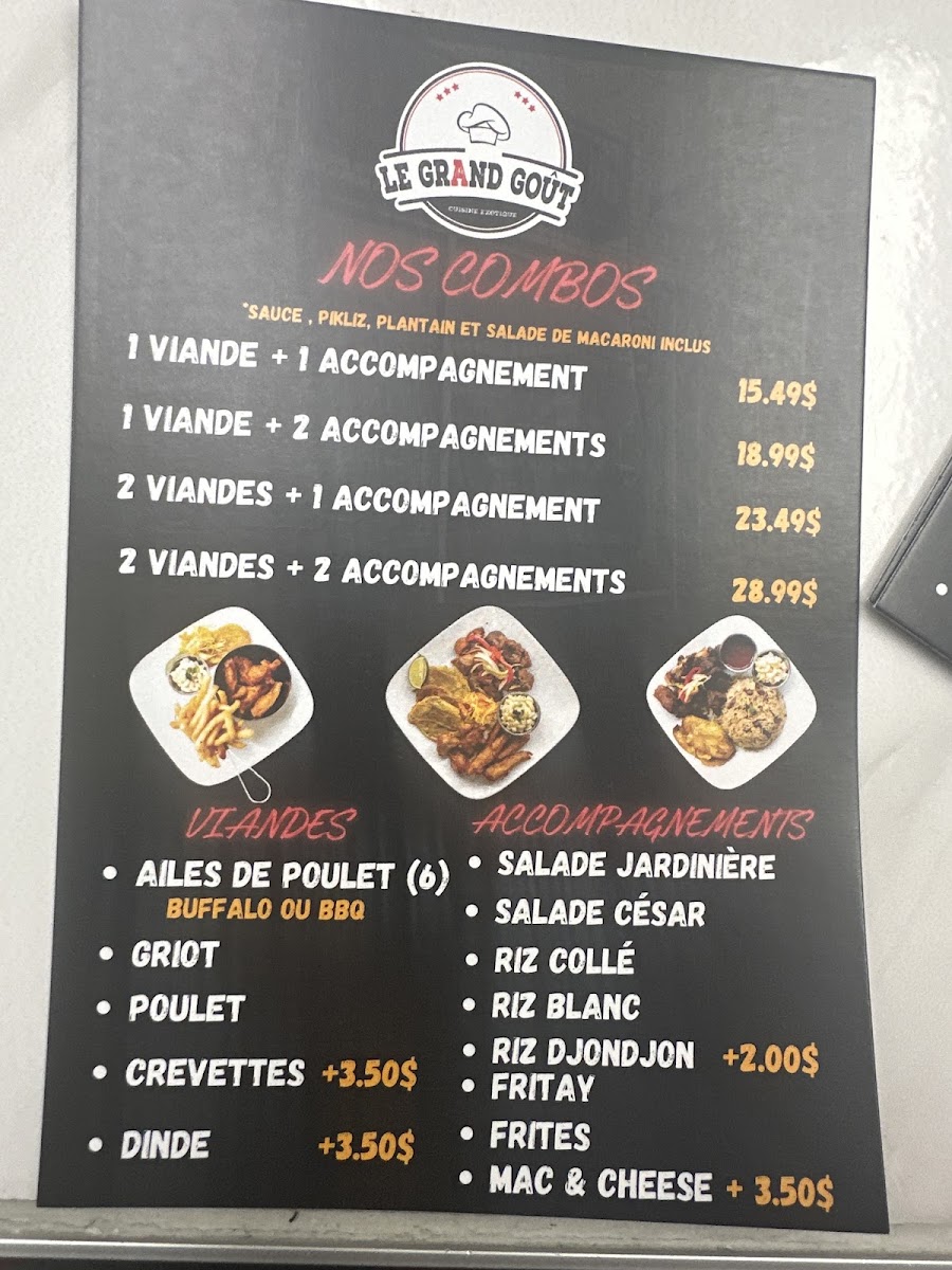 Menu Restaurant - Le Grand Goût-3