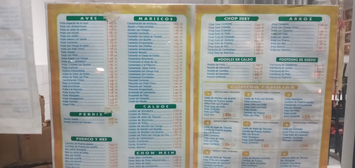 Menu Restaurant Le Hua-4