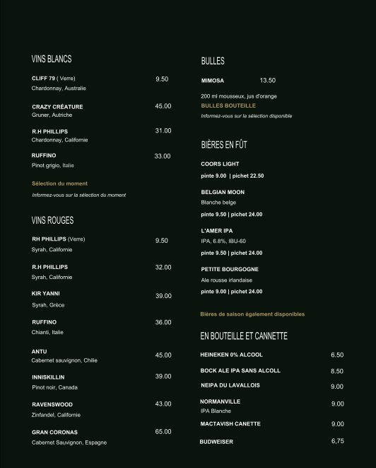 Menu Restaurant Le Lavallois-2