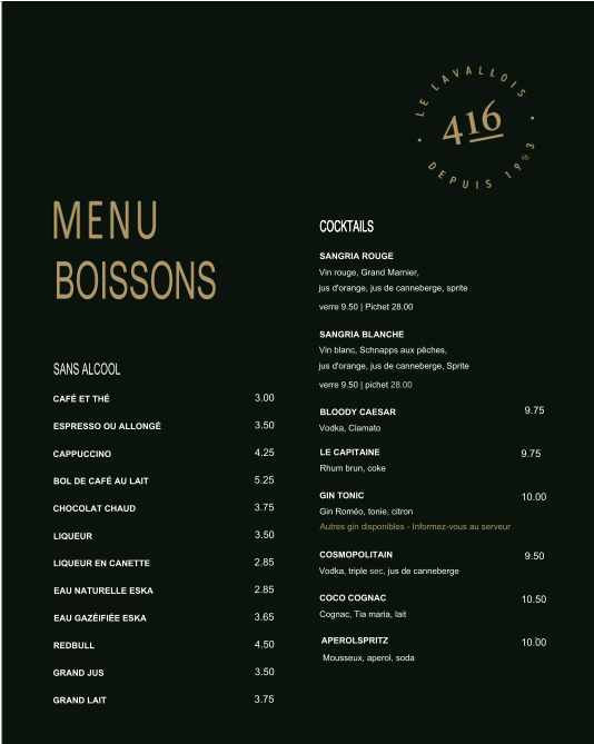 Menu Restaurant Le Lavallois-4