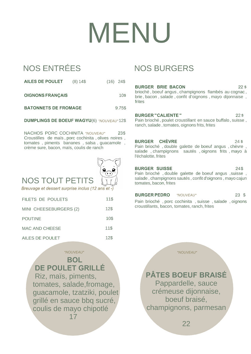 Menu Restaurant Le Lavallois-5