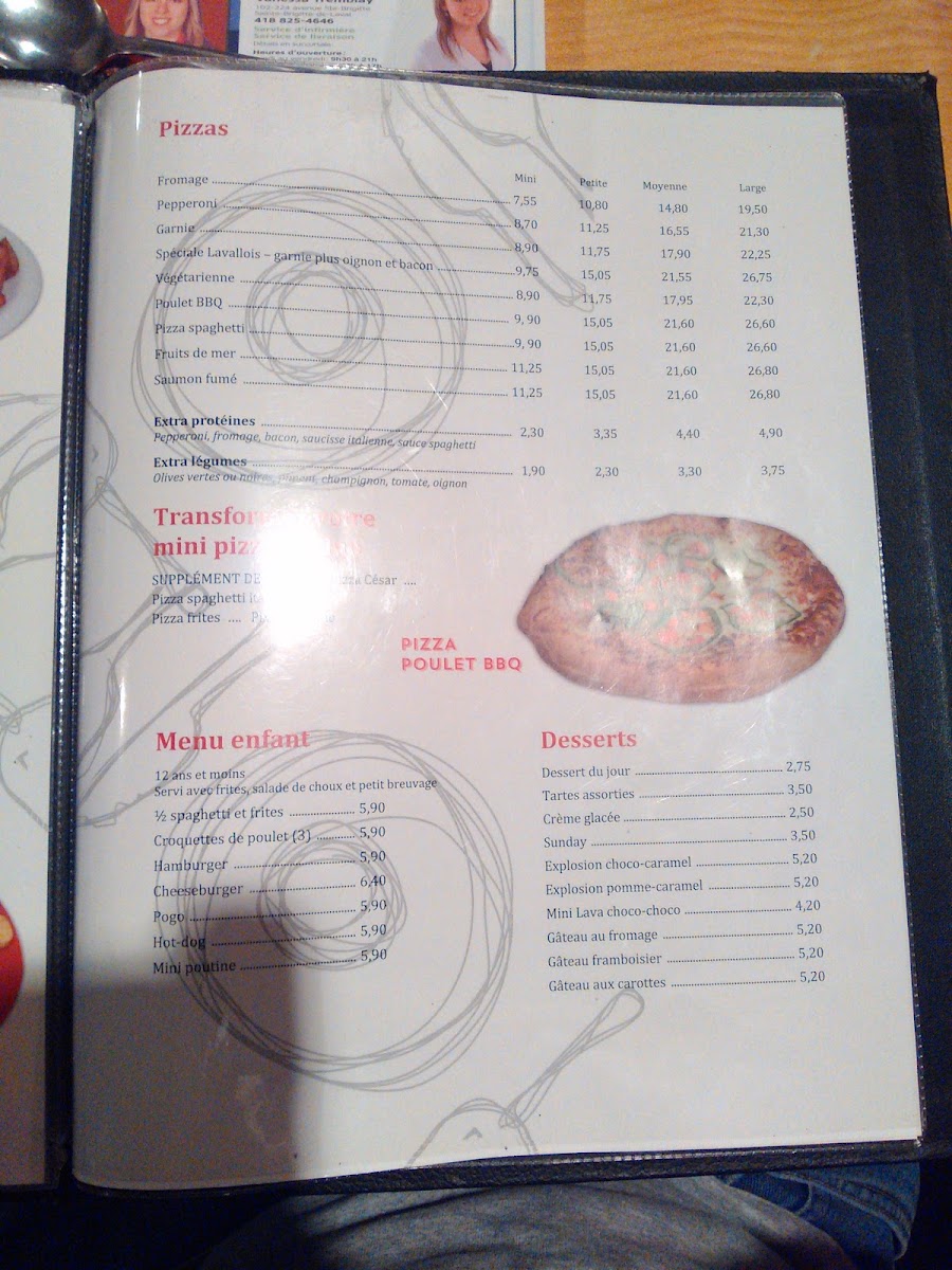 Menu Restaurant Le Lavallois-8