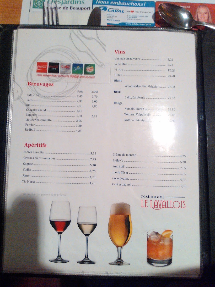 Menu Restaurant Le Lavallois-9