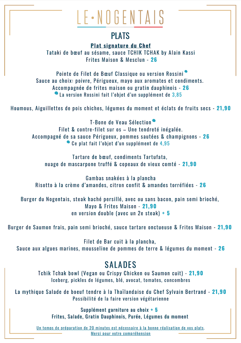 Menu Restaurant Le Nogentais-3