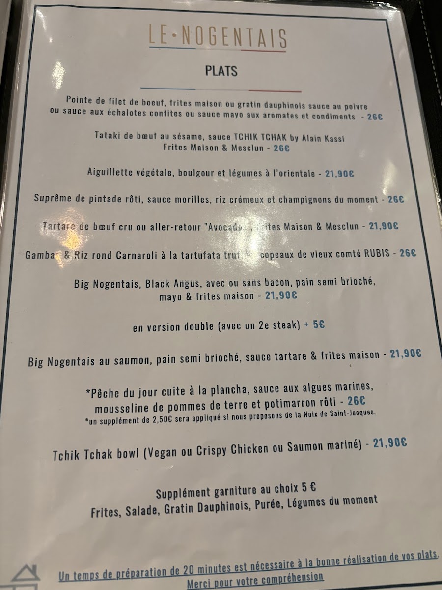 Menu Restaurant Le Nogentais-5