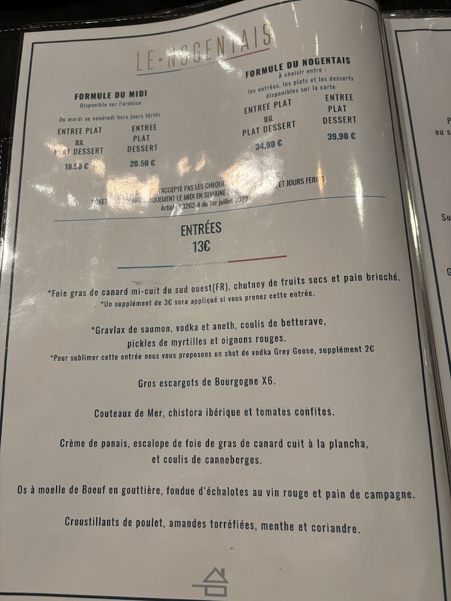 Menu Restaurant Le Nogentais-6