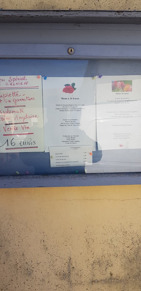 Menu Restaurant Le Normandie-1