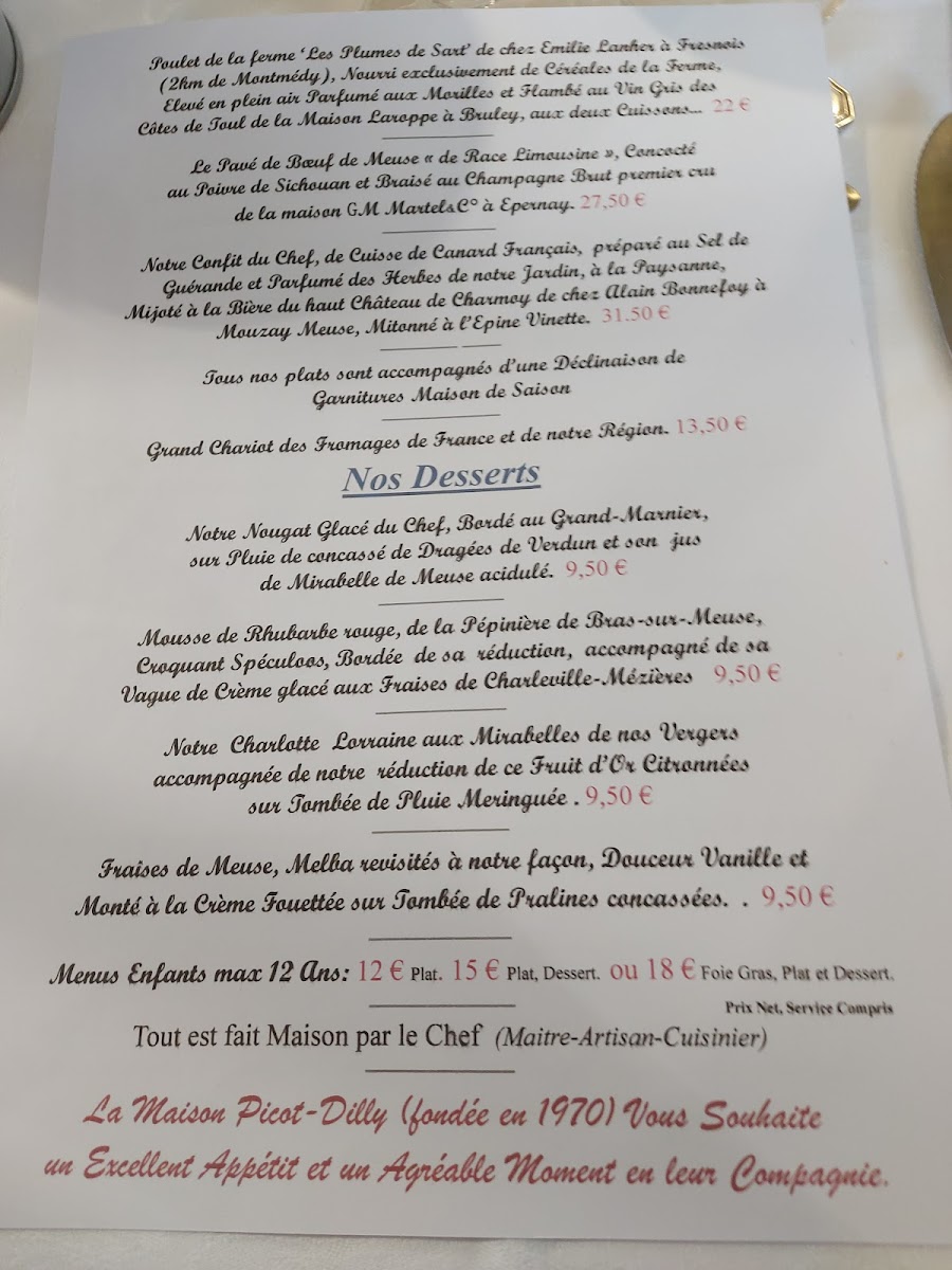 Menu Restaurant Le Panoramique-7