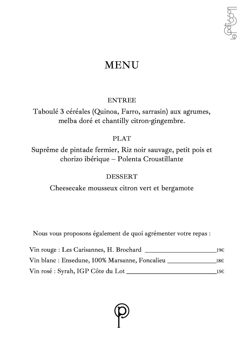 Menu Restaurant Le Patisson-7