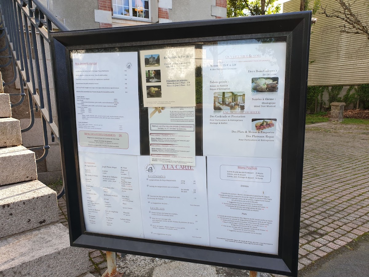 Menu Restaurant Le Pavillon-6