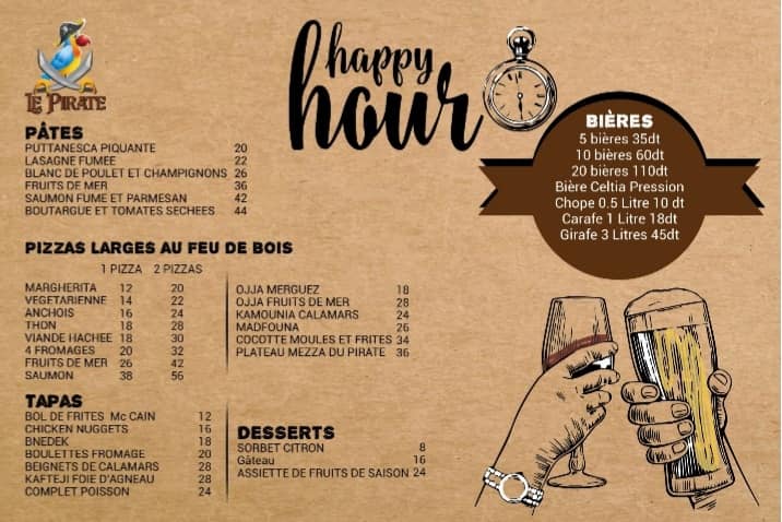 Menu Restaurant Le Pirate-4