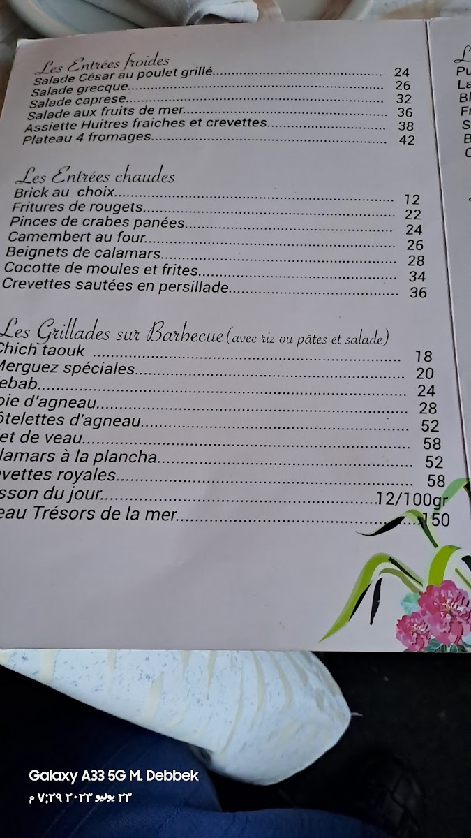 Menu Restaurant Le Pirate-6
