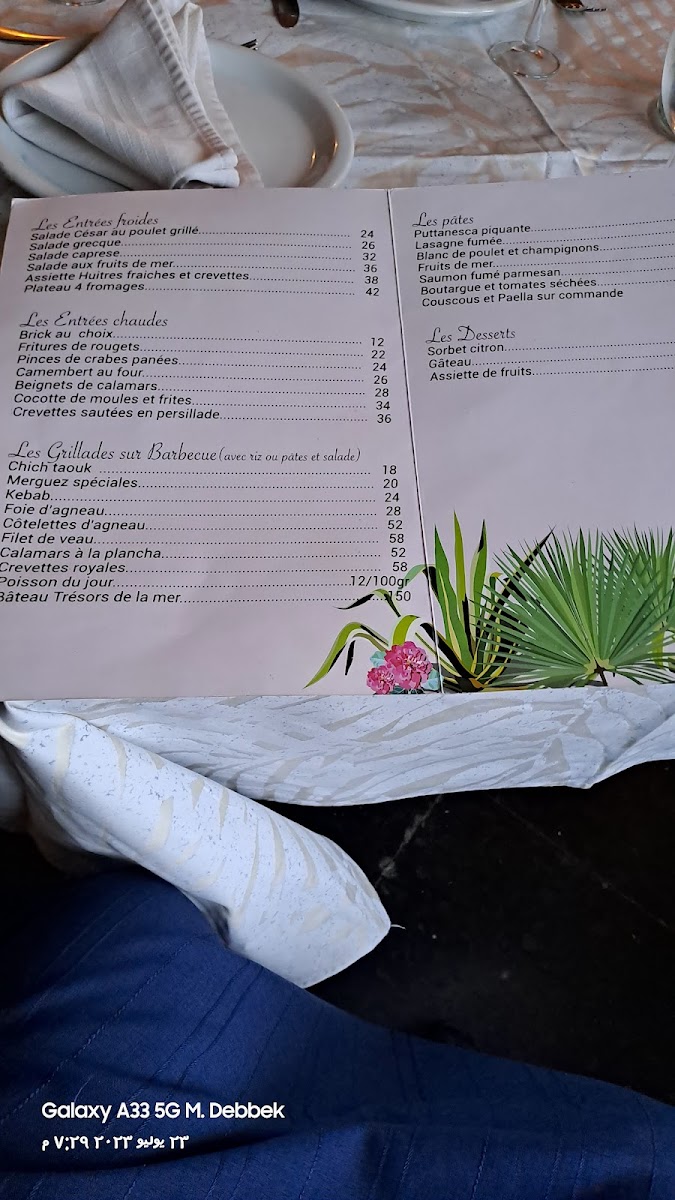 Menu Restaurant Le Pirate-7