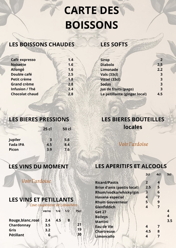 Menu Restaurant Le Pont De Fer-1