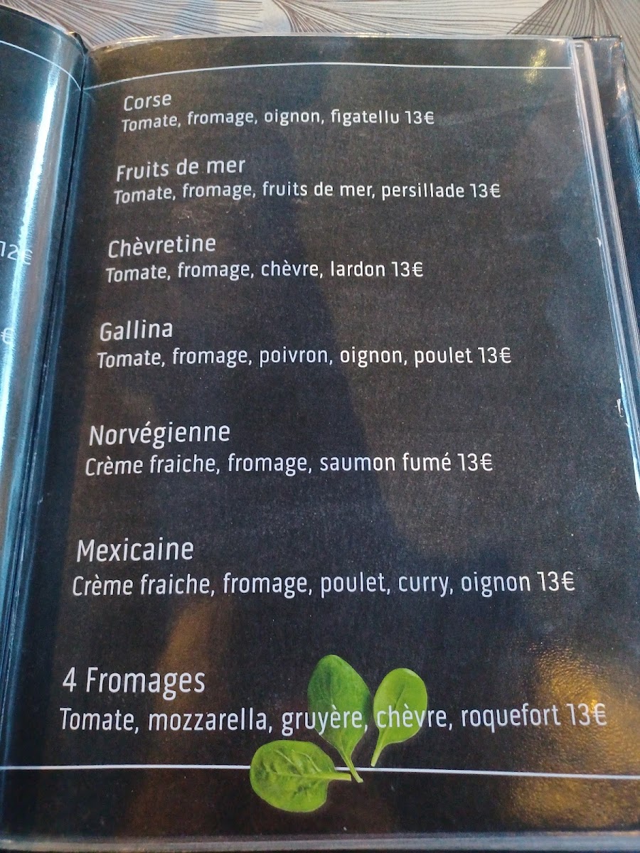 Menu Restaurant Le Village, In Bastelicaccia-3