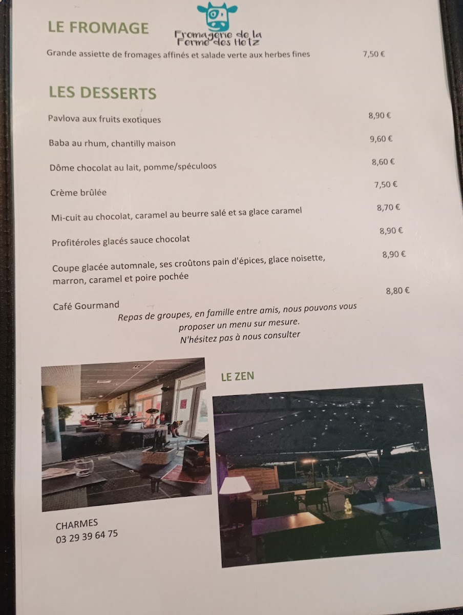 Menu Restaurant Le Zen-5