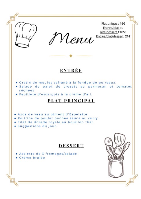 Menu Restaurant L'epigramme-7