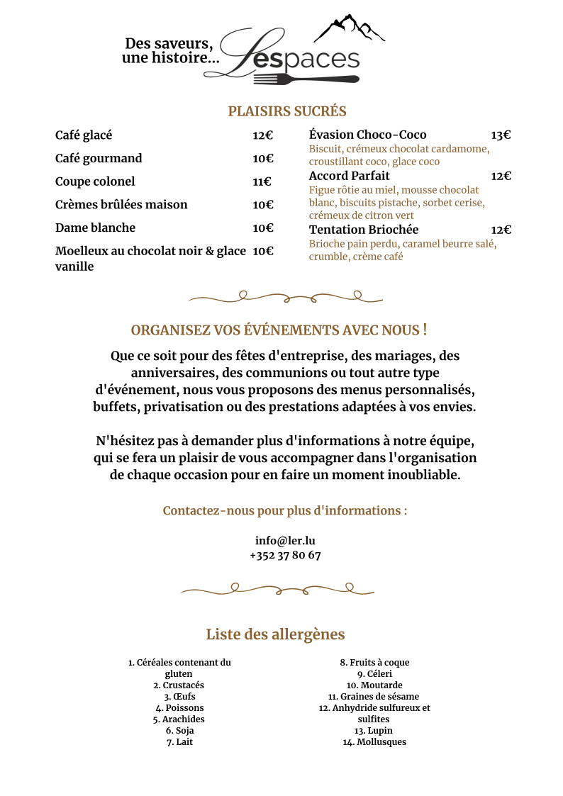 Menu Restaurant Les Espaces-3