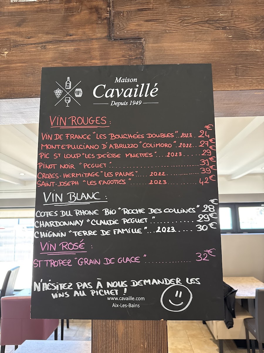 Menu Restaurant Les Grands Prés-1