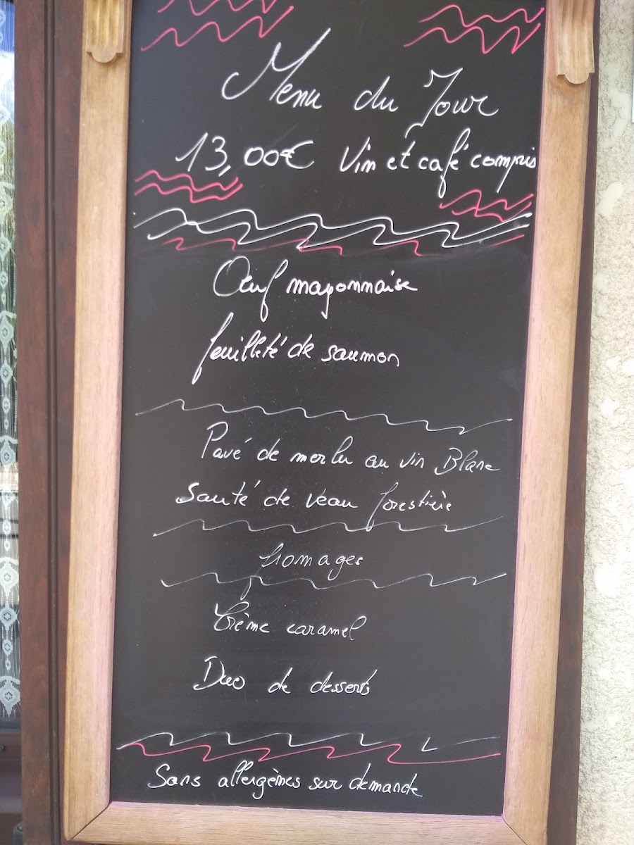 Menu Restaurant Les Marronniers-4