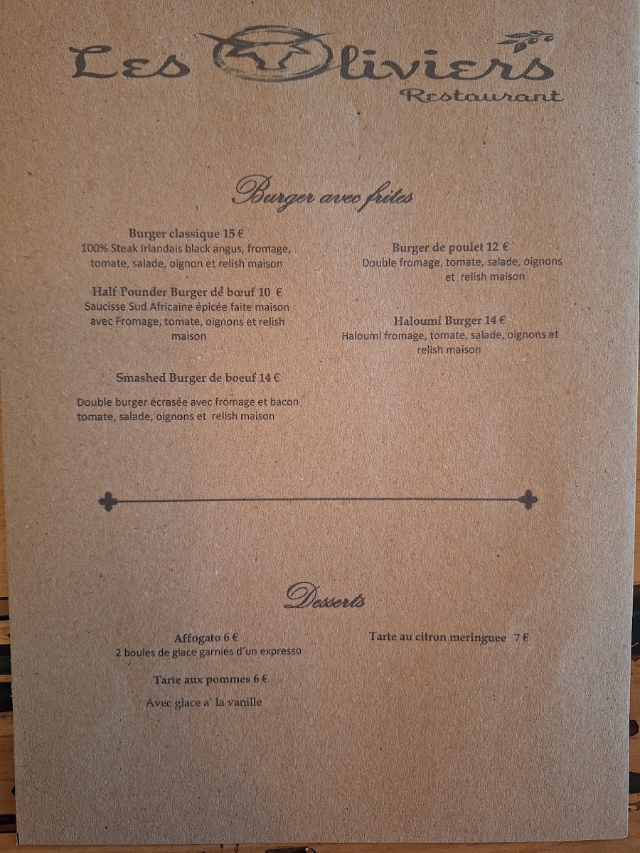 Menu Restaurant Les Oliviers Aurignac-6