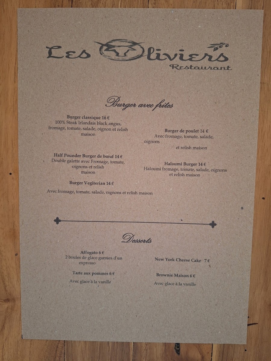 Menu Restaurant Les Oliviers Aurignac-7