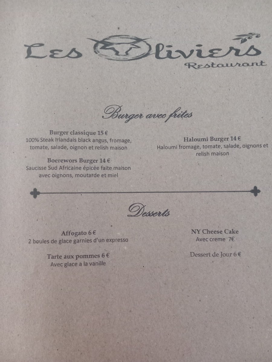 Menu Restaurant Les Oliviers Aurignac-9
