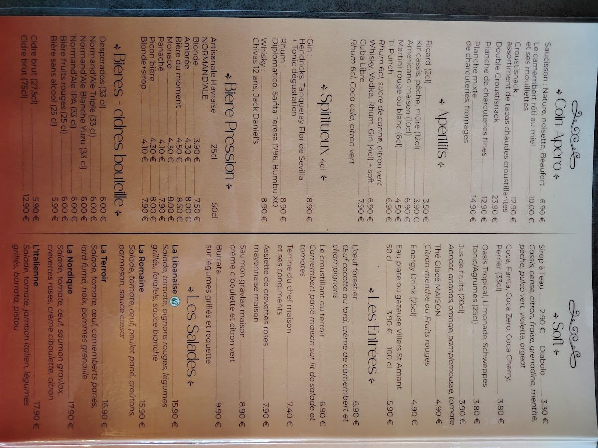 Menu Restaurant Les Planches-2