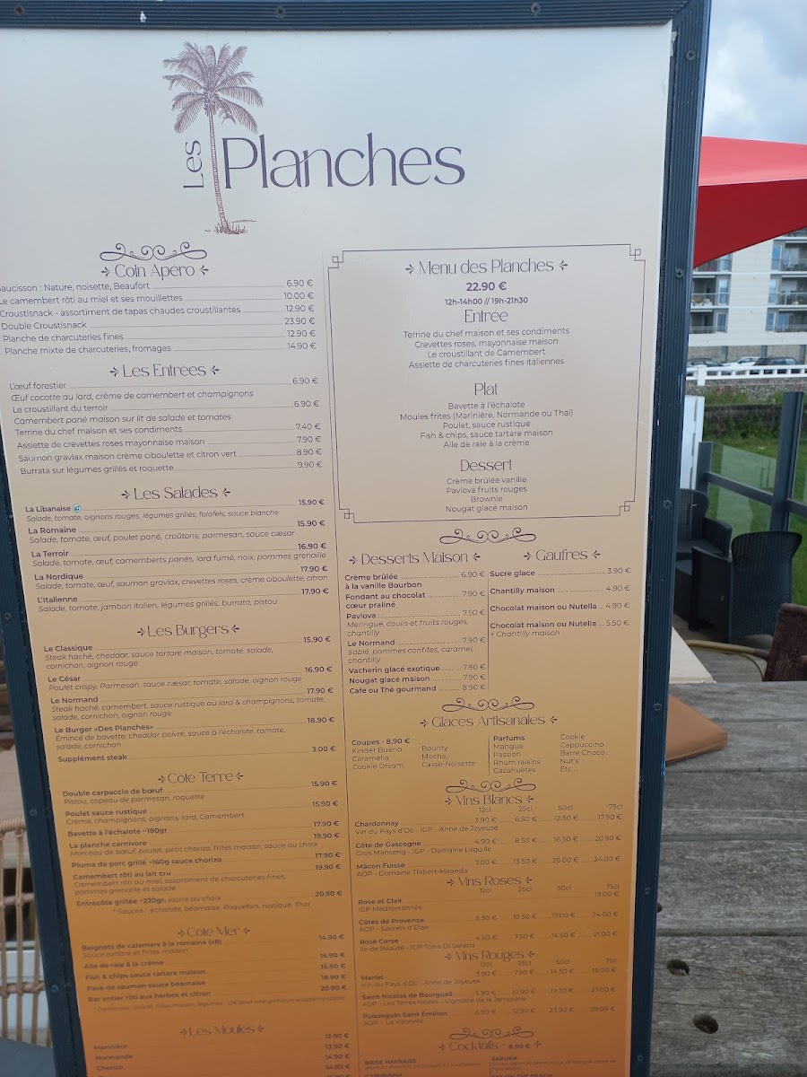 Menu Restaurant Les Planches-6