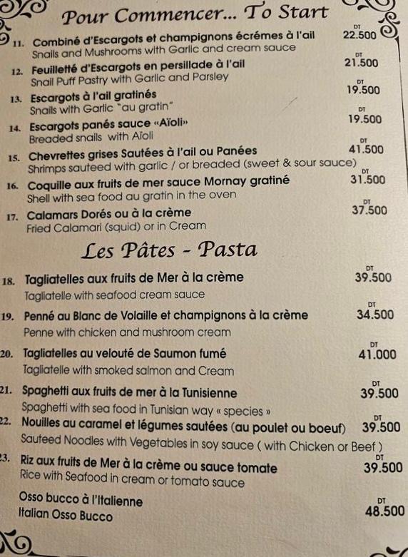 Menu Restaurant L'escargot-4
