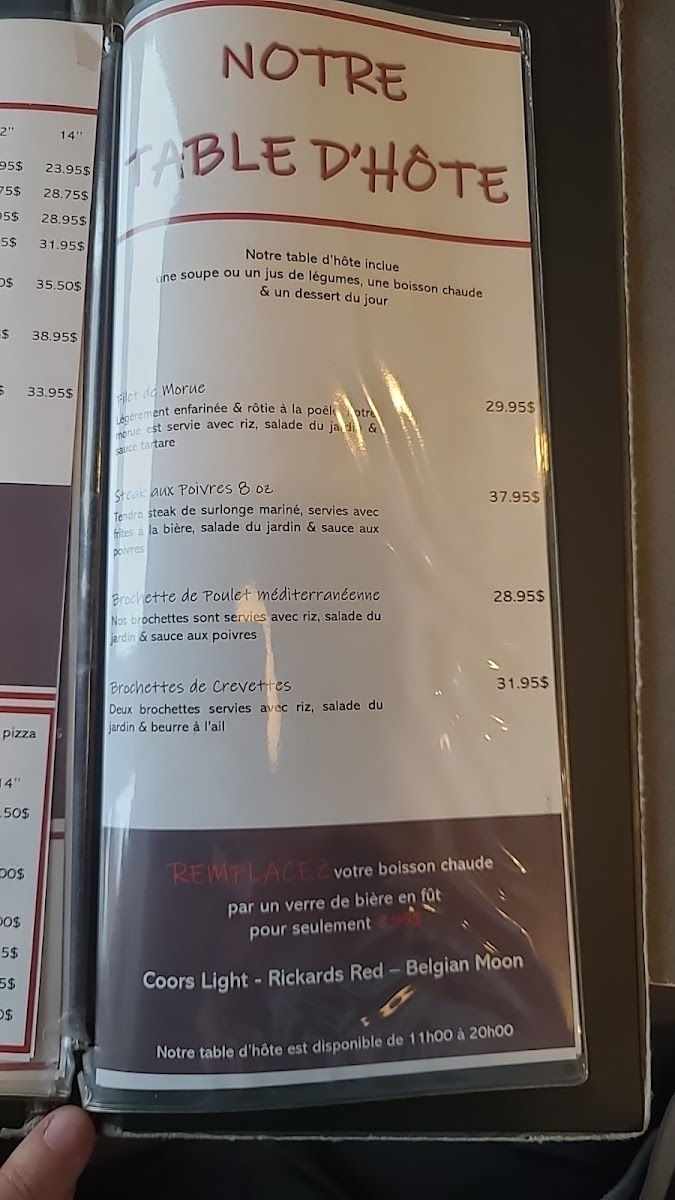 Menu Restaurant L'express-7