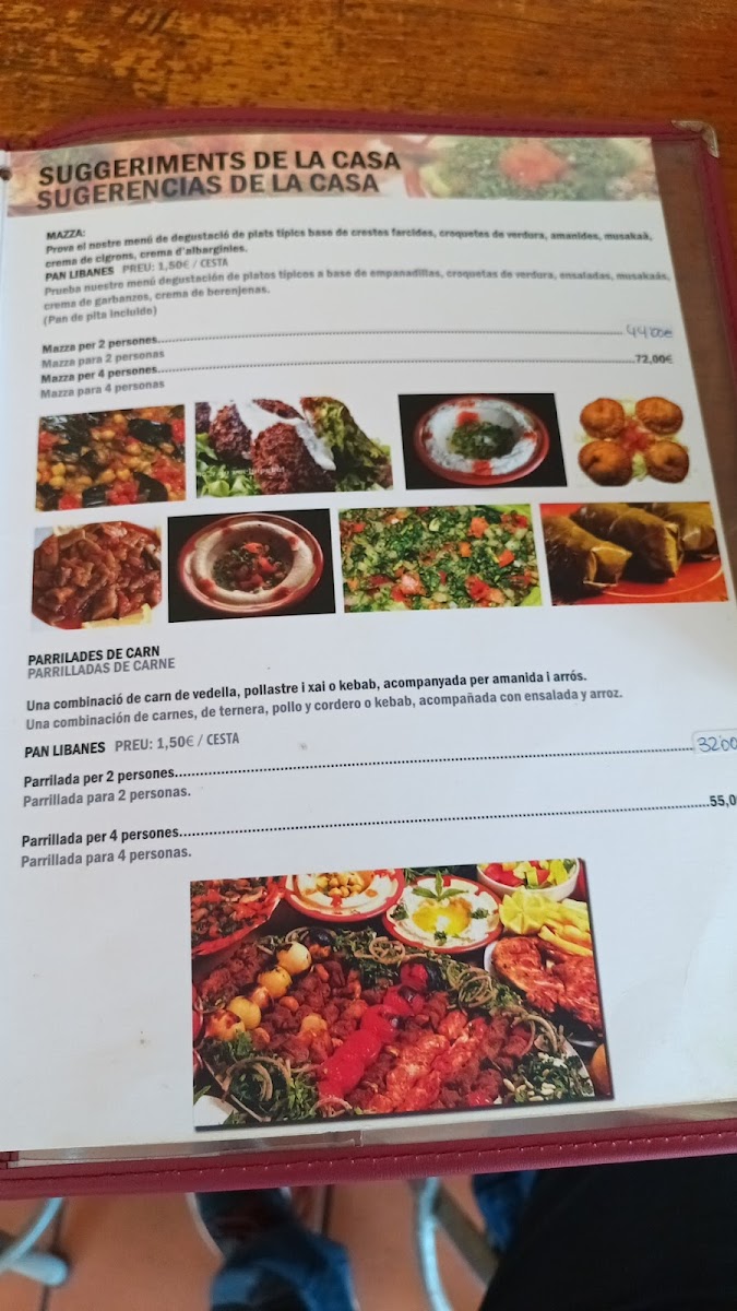 Menu Restaurant Libanès Aldiwan-4