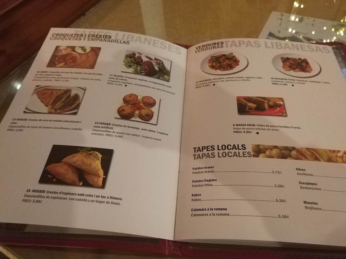 Menu Restaurant Libanès Aldiwan-6