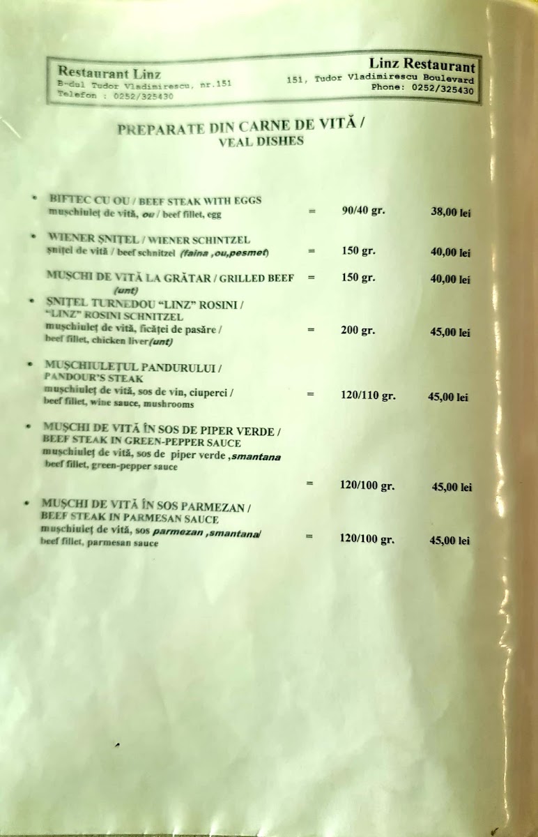 Menu Restaurant Linz-3