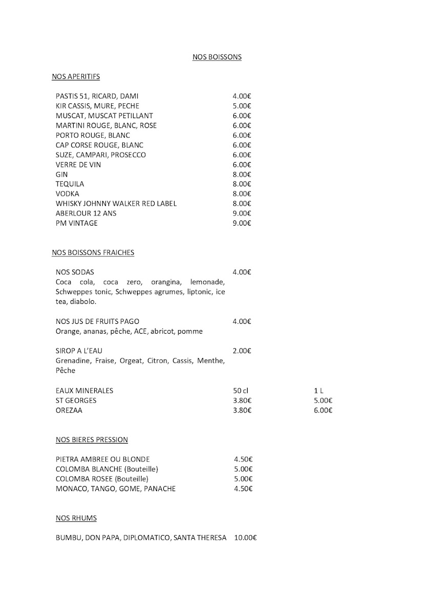 Menu Restaurant L'olivier-2