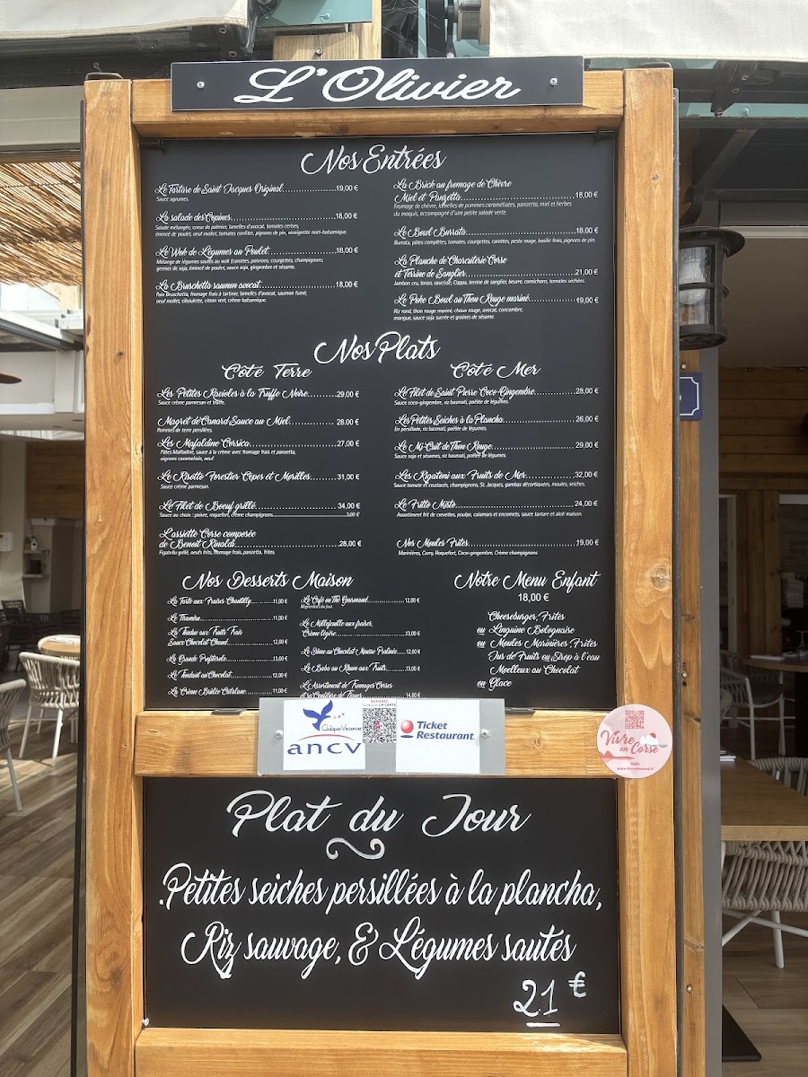 Menu Restaurant L'olivier-8
