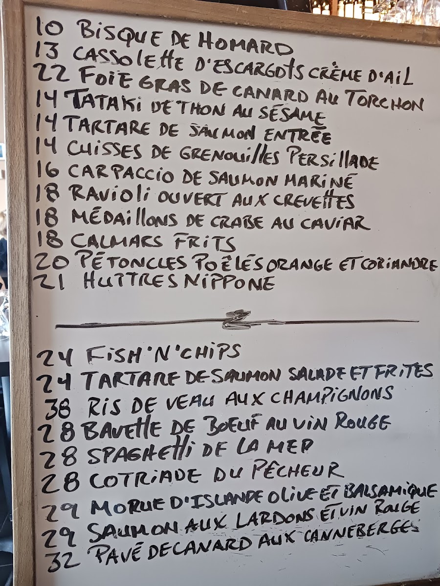 Menu Restaurant L'ostrea-8