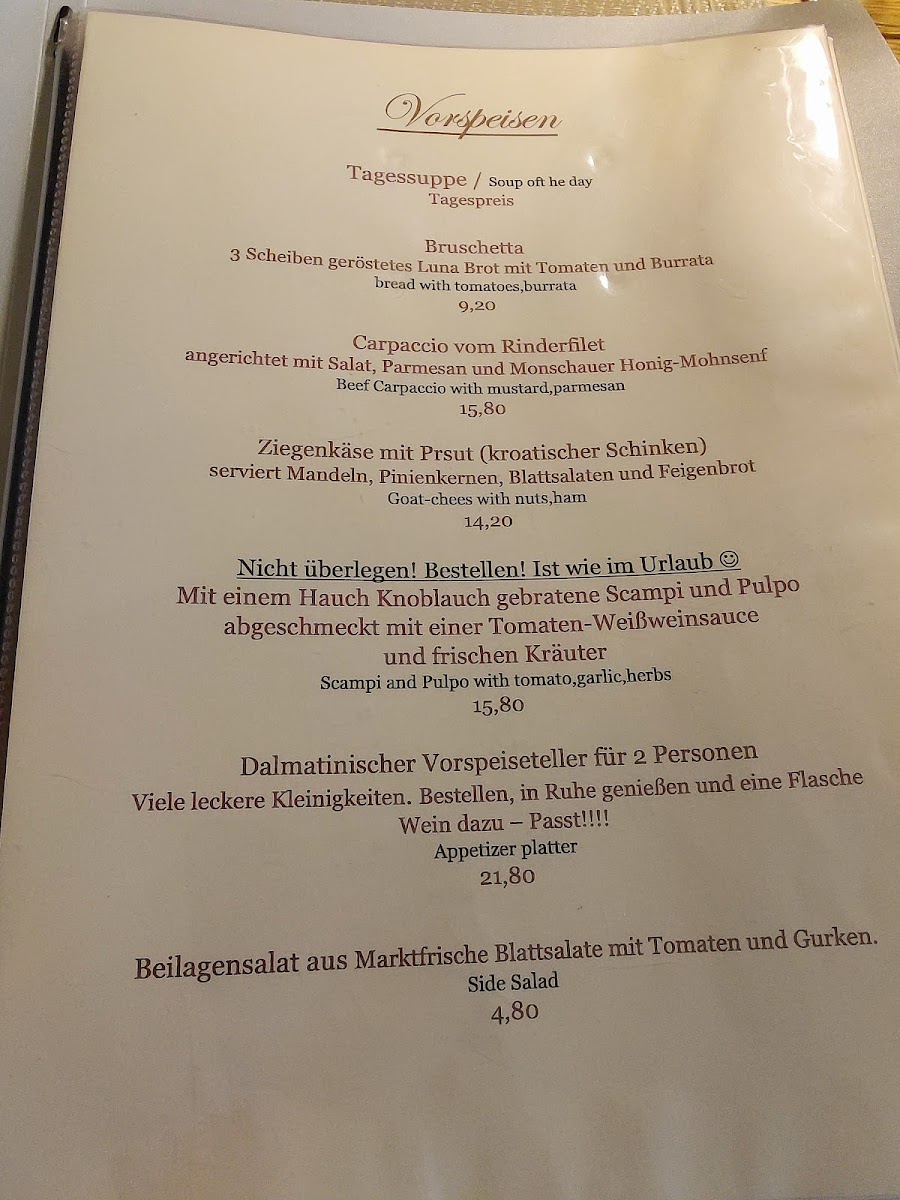 Menu Restaurant Luna - Aachen-4