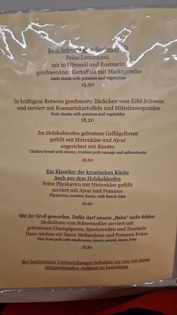 Menu Restaurant Luna - Aachen-9