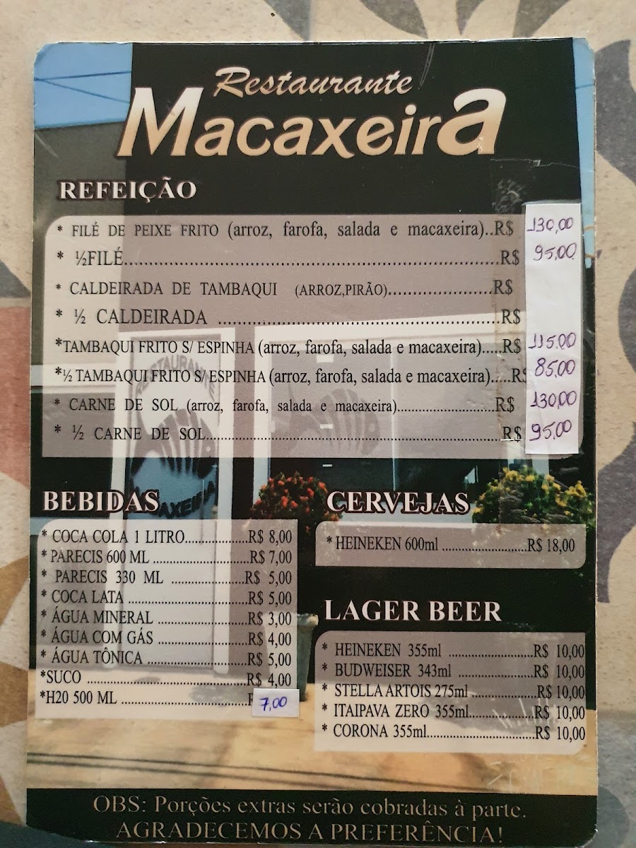 Menu Restaurant Macaxeira-1