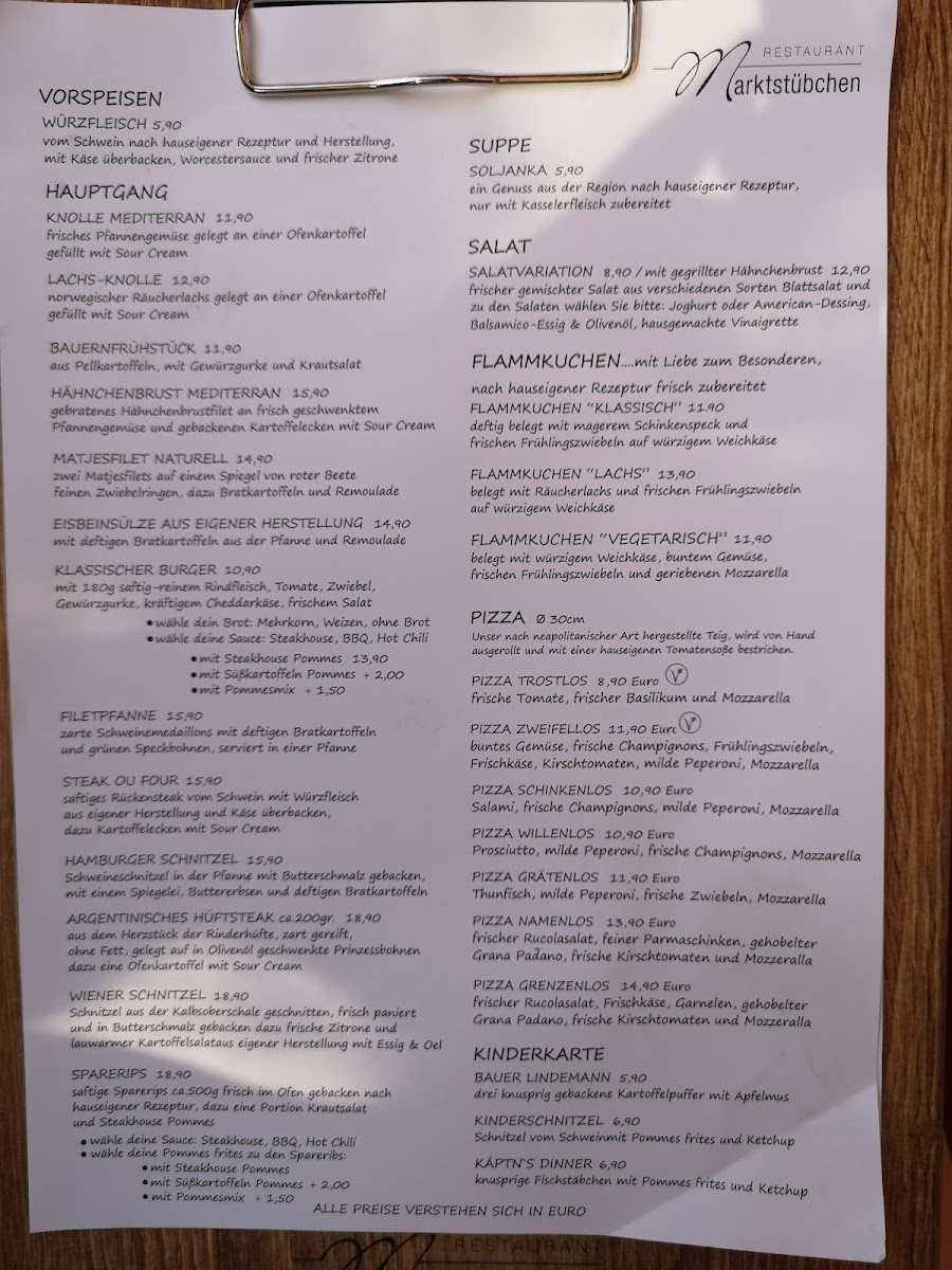 Menu Restaurant Marktstübchen-1