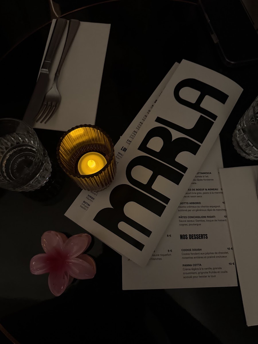 Menu Restaurant Marla Paris-6